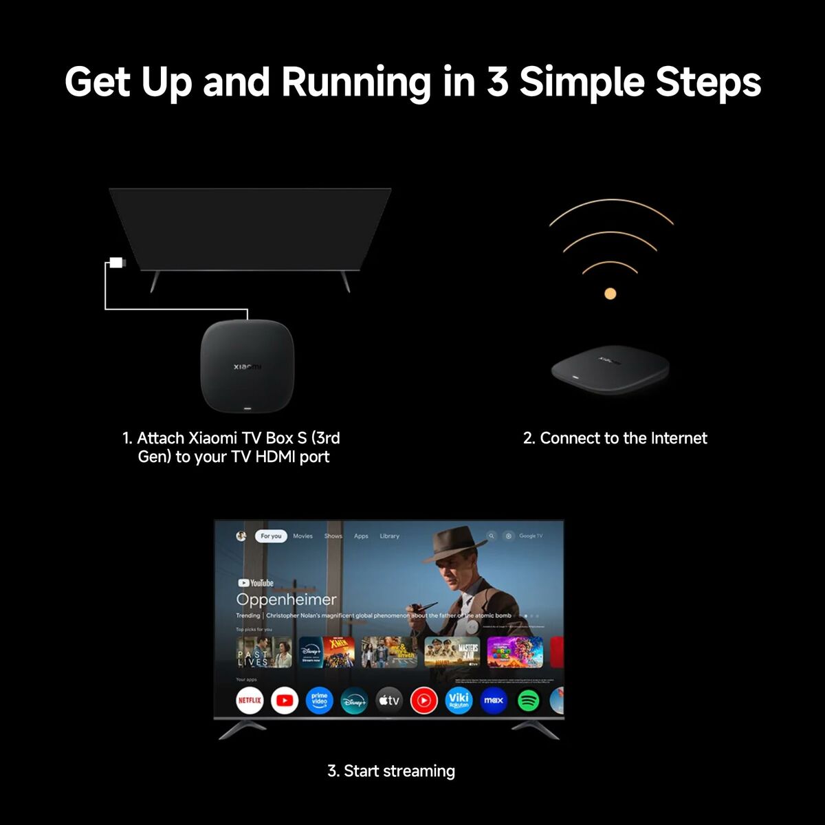 Streaming Device Xiaomi TV BOX S (3RD GEN) 4K-2