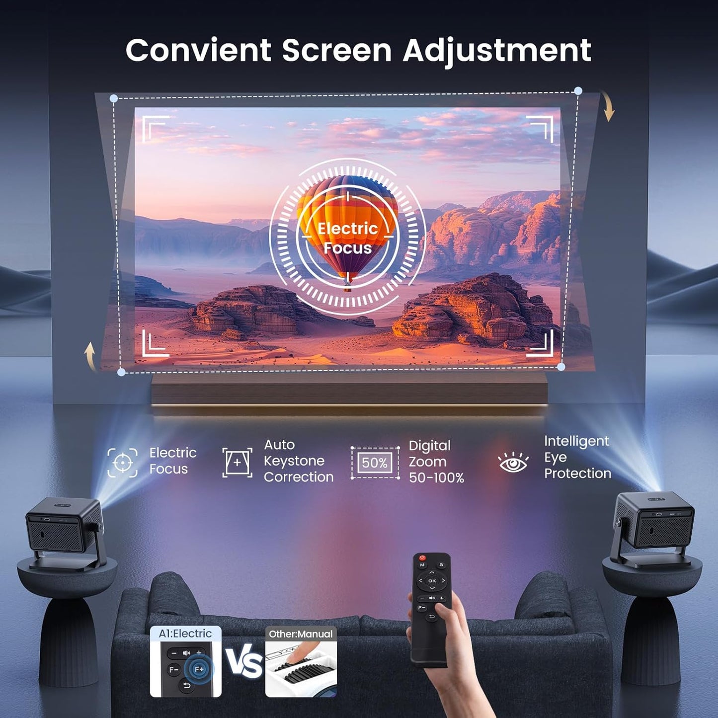 Cinematic Moments Mini Projector™