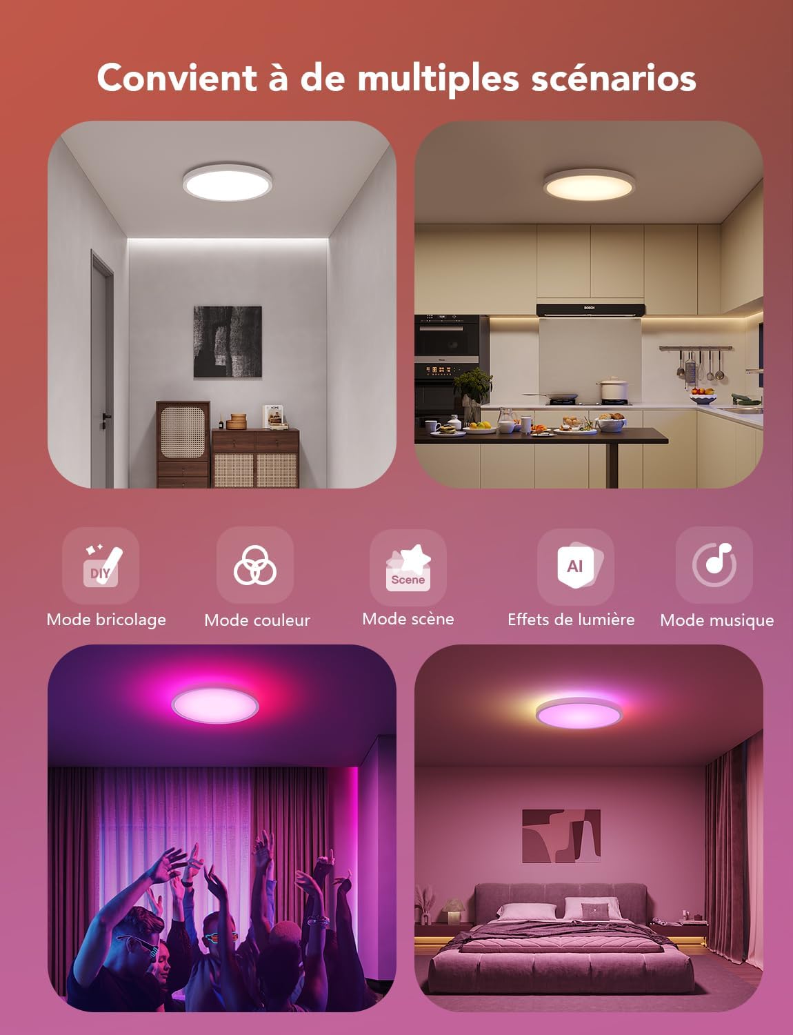 Transformative Smart Ceiling Light™