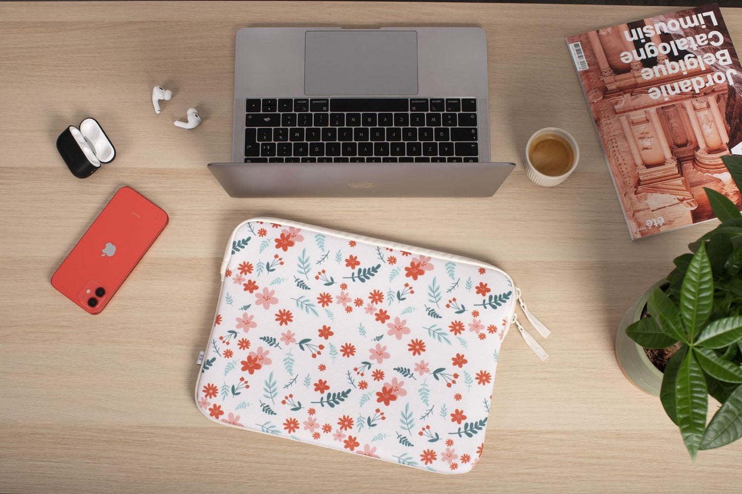 Housse pour MacBook Air/Pro 13″ - Pattern ²Life Flower Bomb