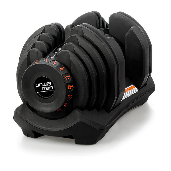NNEDPE 1x 40kg Powertrain Adjustable Dumbbell