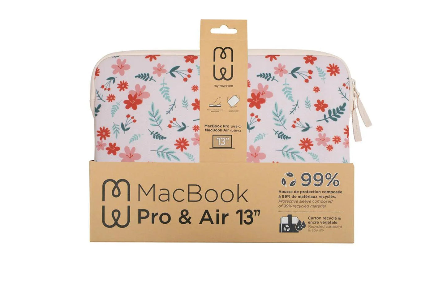 Housse pour MacBook Air/Pro 13″ - Pattern ²Life Flower Bomb